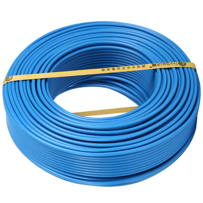 

Feifei FEIDIAO wire&cable BV25 square national standard household copper wire single-core single-strand copper 100 meters blue zero line