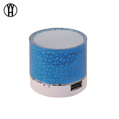 

WH A9 crack led colorful glare card portable mini wireless Bluetooth speaker for xiaomi samsung huawei iphone
