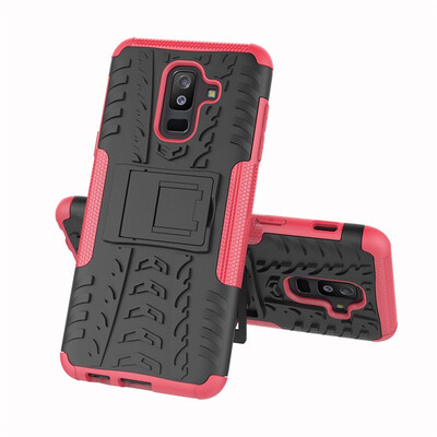 

Fivice Samsung a6 plus 2018A9 Star Lite Case TPU anti-fall tire pattern back clip bracket phone case