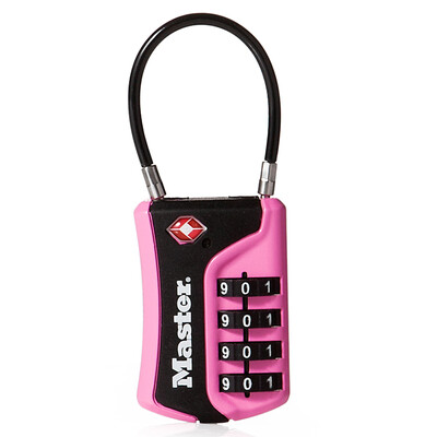 

Master masterLock password lock TSA customs lock luggage password padlock 4697D red