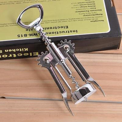 

Stainless Steel Waiter Metal Angel Wings Wine Corkscrew Bottle Beer Cap Opener