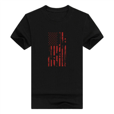 

American Flag Hip-Hop Printing t-Shirt For Men