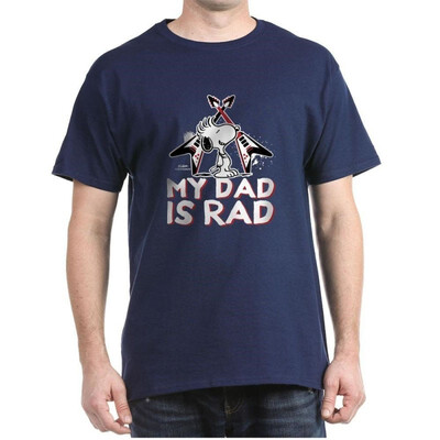 

CafePress Snoopy - My Dad is Rad T-Shirt - 100 Cotton T-Shirt