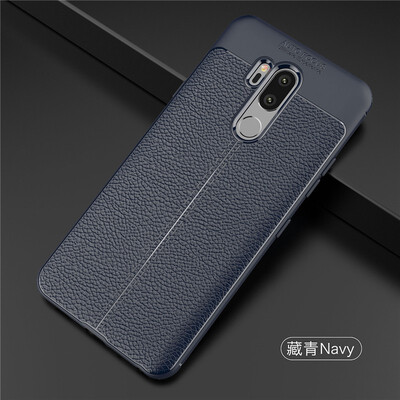 

Fivice LG G7 case Luxury leather TPU silicone anti-fall soft shell phone case