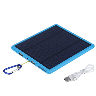

20000mAh USB Solar Panel Power Bank External Battery Charger For Cell Phone