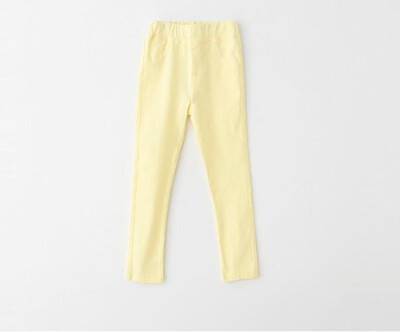 

2017Summer Elestic Waist Children Pants Girls Jeans Pants Candy Color Causal Jeans For Girls leggings Free Shipping