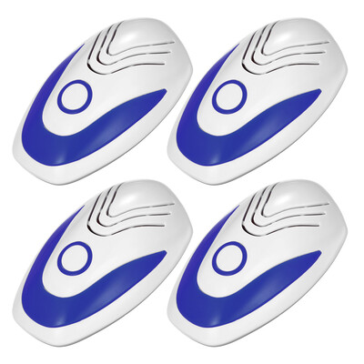 

Ultrasonic Plug-in Pest Mouse Control Repeller Harmless Electric Insect Bug Mosquito Cockroach Spider Repeller AC110-230V--Pack of