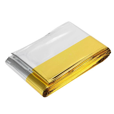 

210130CM Emergency Blanket Survival Rescue Insulation Curtain Outdoor Hiking Camping Life-saving Military Blankets Travel Accesso