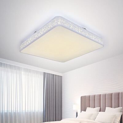 

Midea (Midea) Светодиодная потолочная лампа дистанционного управления Promise dimming гостиная лампа спальня исследование свет простой мода квадрат белый 40w цветы