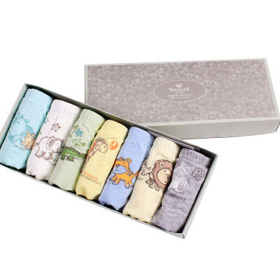 

VIV & LUL children modal underwear 7 gift box boy 160 yards color DV14485