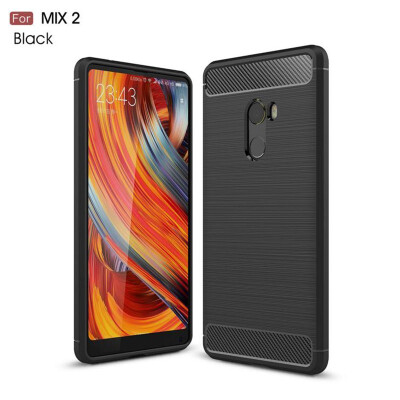 

For xiaomi MAX3 Phone Case Matte Business Dirt-Resistant Plain Carbon Fiber Soft Phone Case For xiaomi MAX3