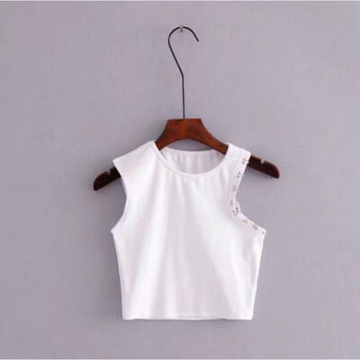 

Fashion Summer Women Casual Tank Tops Vest Blouse Sleeveless Crop Tops Shirt