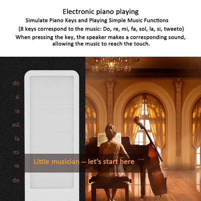 

Interesting Lamp Cree Piano Music Lamp LED Lamp Blind Headlamp Creative Bluetooth Music Lamp White Electronic Piano Playing