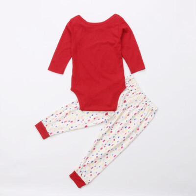 

Family Matching Christmas Pajamas Set Women Baby Kid Santa Sleepwear Nightwear