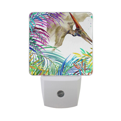 

ALAZA LED Night Light With Smart Dusk To Dawn SensorElephant Illustration Plug In Night Light