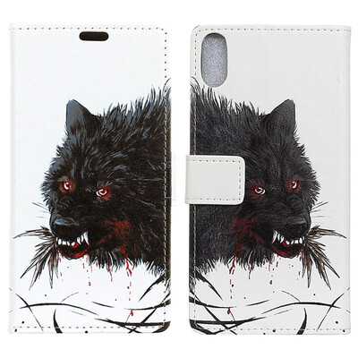 

MOONCASE Doug X55 Painted Leather Case - Hungry Wolf
