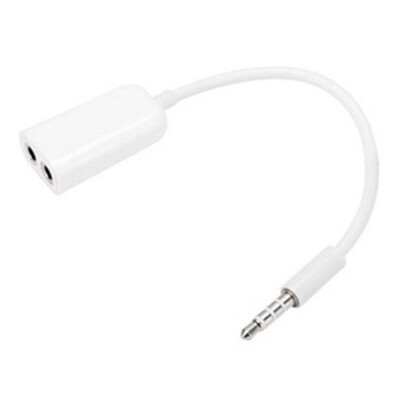 

FirstSeller 35mm Headphone Microphone Stereo Audio Splitter Adapter Cable For iPhone