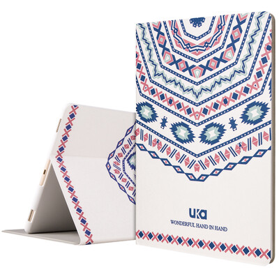 

Youjia iPad pro129 inch protective cover cartoon painted protective shell intelligent sleeping holster national charm