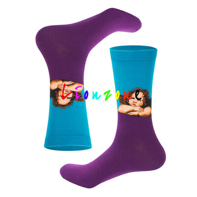 

Autumn Winter Retro Women Plus Personality Art Van Gogh Mural World Famous Painting Male Socks Oil Funny Happy Socks