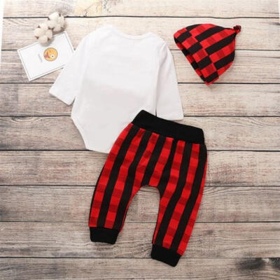 

Newborn Baby Boy Girls Cotton Romper Long Pants Leggings Outfits Xmas Clothes