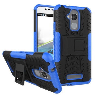 

Fivice Zenfone 3 max52"ZC520TL Case TPU anti-fall tire pattern back clip bracket phone case