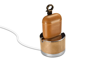 

Newest For AirPods Case Vintage Genuine Leather Case For Apple Airpods Luxury Protective Storage Bag with Buckle