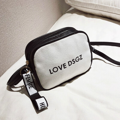 

New fashionable monogram broadband small bag with single shoulder messenger bag small square bag