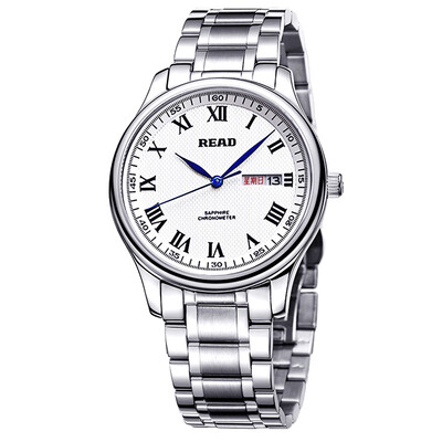 

RLT (READ) календарь Ши Ин часы классической серии двойной черный алмаз мужской стол стальной R6003G