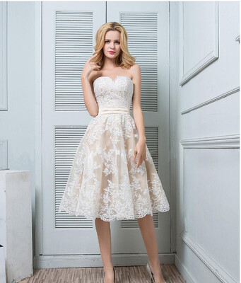 

Sleeveless Wedding Party Dress Evening Dress
