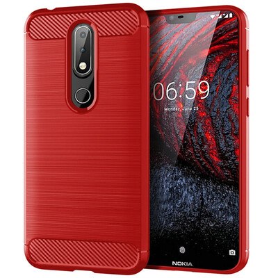 

for Nokia 61 Plus WIERSS Shockproof phone case cover for Nokia X6 for Nokia 61 Slim Armor case Back cover Etui Fundas