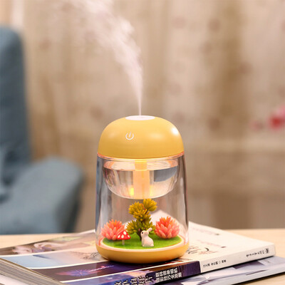 

BRELONG Micro-landscape aromatherapy humidifier Simulation plant night light