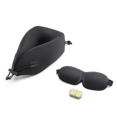 

Xiaomi 90Fun Travel Set 3pcs Pillow Earplugs Eye Mask Memory Cotton Soft Portable Neck Pillow Ear plugs Eye Mask For Traveling Nap