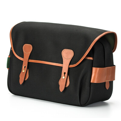 

Billingham S2 Unisex Shoulder Bag One Camera BlackBrown Leather Canvas
