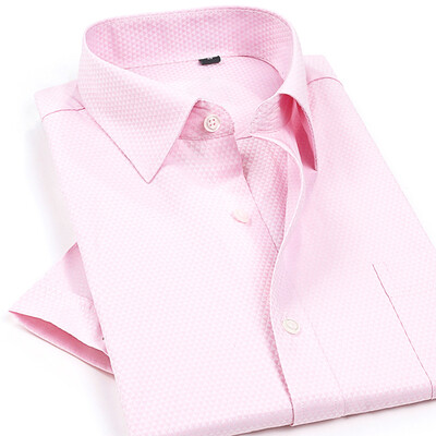 

Summer mens business casual short-sleeved shirt