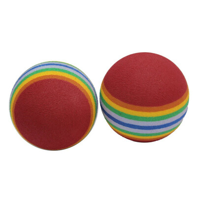 

MyMei High Quality Golf Sports Golfer Training Rainbow EVA Balls For Indoor Practice