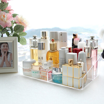 

Nika Nika Cosmetics Storage Box Creative Trumpet Big Top Desktop Finishing Box Jewelry Lipstick Makeup Case Transparent