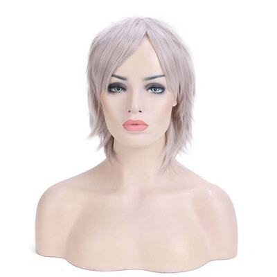 

Halloween Unisex Anime Fashion Short Wig Cosplay Party Straight Hair Cosplay Full Wigs