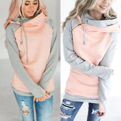 

Fashion Womens Long Sleeve Hoodie Sweatshirt Warm Jumper Sweater Pullover Tops