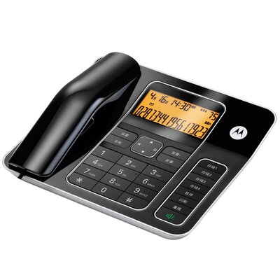 

Motorola (Motorola) CT340C Fixed Corded Phone / Landline Caller ID Handsfree Dual Interfaces Large Screen Home Office Cordless Fixed Landline (Black