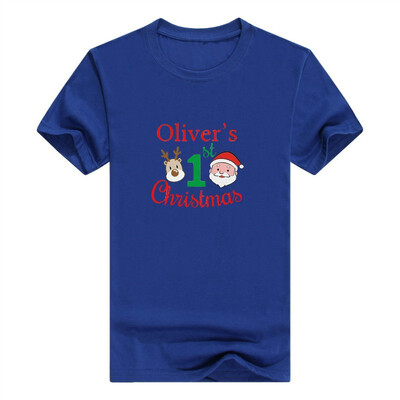 

Baby Gifts For All Personalized 1st Christmas Custom Name Bodysuit Mens t-Shirt