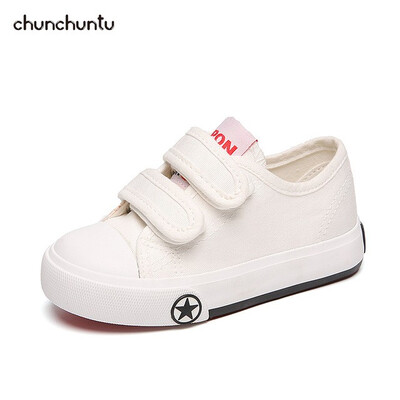 

chunchuntu 2018 Autumn Children Black Canvas Shoe Baby Boy Fashion Sport Sneaker Girl Brand Casual Trainer Toddler 2007