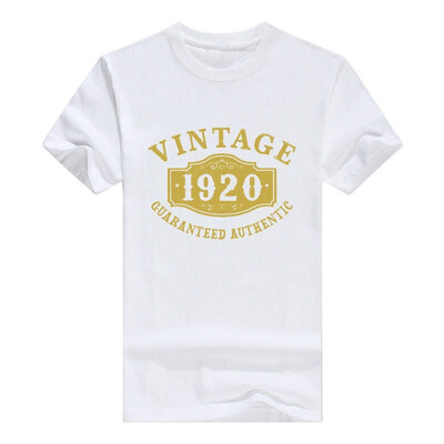 

1920 Authentic 98 Years Old 98th B-Day Birthday Gift Mens T-Shirt