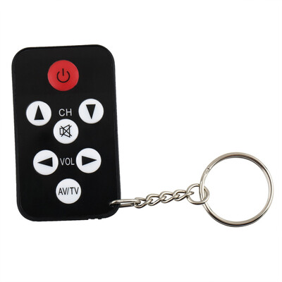 

Mini Universal Infrared IR TV Set Remote Control Keychain Key Ring 7 Keys
