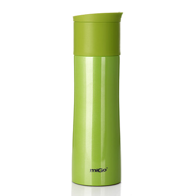 

Jingdong supermarket MIGO stainless steel insulation cups 045L portable car thermos bottle men&women exposed