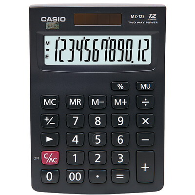 

CASIO MZ-12S Jingzhi series business caculator black