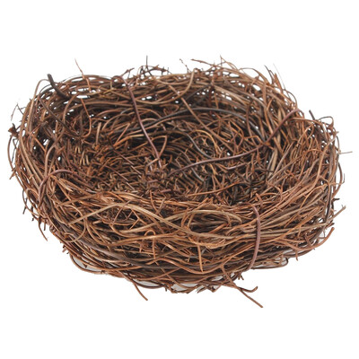 

UpperX Handmade Vine Twig Bird Nest Home Nature Craft Holiday For Photo Garden Decor