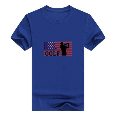 

American Pride Golf Golfer Crewneck Mans t-Shirt