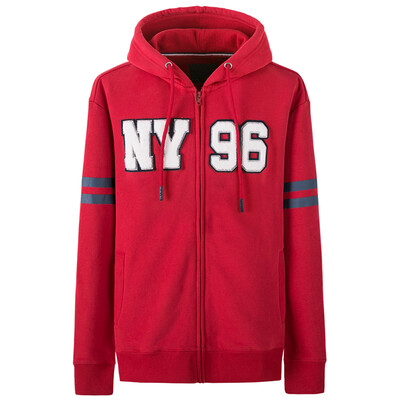 

Мужские куртки с курткой с капюшоном Наклейки с вышивкой из свитера Корейские тенденции 10315081007 Chinese Red S