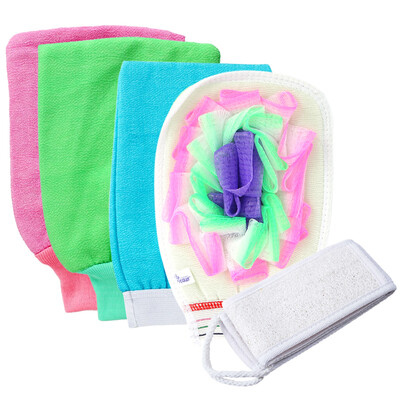 

Супермаркет] [Jingdong трава кусты пяти наборов Люфа полотенца ванна ванны перчатка 4 аппаратов скрабов