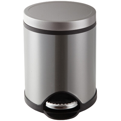 

Miki SUNWOOD 6014 metal foot trash cans basket 8L distinguished silver
